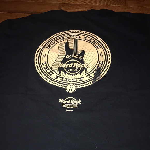 Hard Rock Casino Biloxi nothing like the first time Graphic Tshirt Mens Sz XL - Picture 2 of 5
